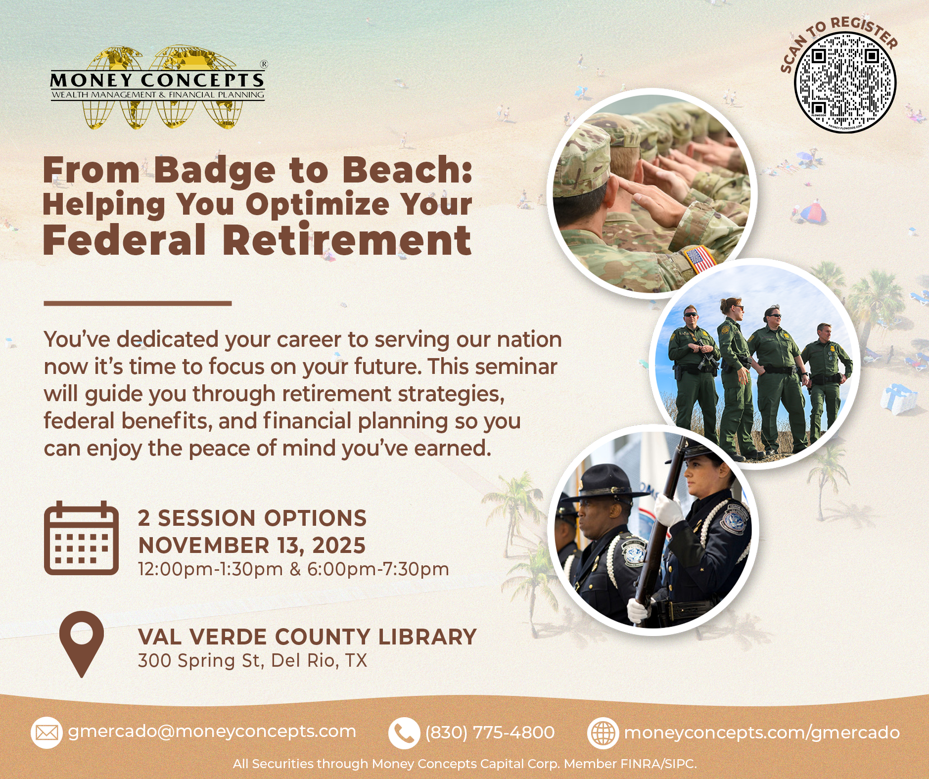 From Badge to Beach